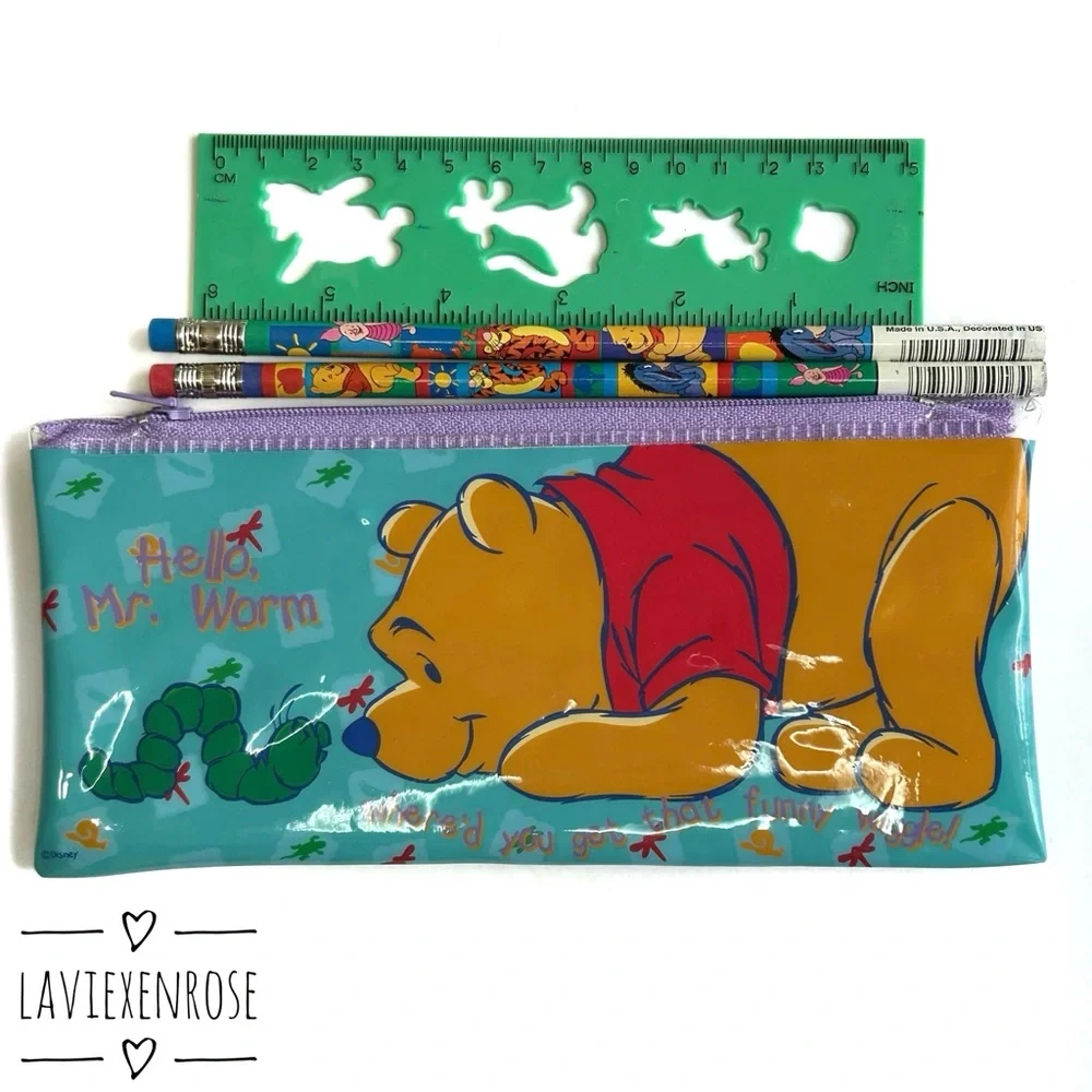 Winnie the Pooh Pencil Pouch and Pencils